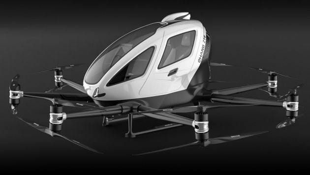 EHang 216 flying taxi to be tested in Bali, Indonesia this October – public will get to use service in 2022