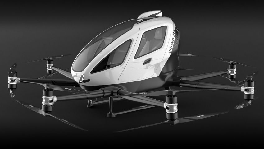 EHang 216 flying taxi to be tested in Bali, Indonesia this October – public will get to use service in 2022 1341731