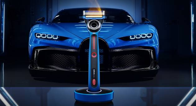 GilletteLabs Bugatti Special Edition Heated Razor – pisau cukur edisi khas dengan material premium