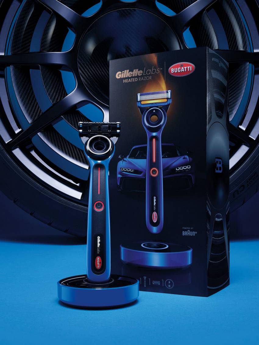 GilletteLabs Bugatti Special Edition Heated Razor – pisau cukur edisi khas dengan material premium 1347772