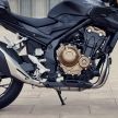 Honda CB500R, CB500F dan CB500X diperbaharui – enjin Euro 5, fork USD Showa, brek cakera berkembar