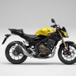 Honda CB500R, CB500F dan CB500X diperbaharui – enjin Euro 5, fork USD Showa, brek cakera berkembar