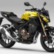 Honda CB500R, CB500F dan CB500X diperbaharui – enjin Euro 5, fork USD Showa, brek cakera berkembar