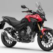 Honda CB500R, CB500F dan CB500X diperbaharui – enjin Euro 5, fork USD Showa, brek cakera berkembar