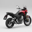 Honda CB500R, CB500F dan CB500X diperbaharui – enjin Euro 5, fork USD Showa, brek cakera berkembar
