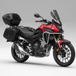 Honda CB500R, CB500F dan CB500X diperbaharui – enjin Euro 5, fork USD Showa, brek cakera berkembar