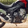 Honda CB500R, CB500F dan CB500X diperbaharui – enjin Euro 5, fork USD Showa, brek cakera berkembar