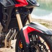 Honda CB500R, CB500F dan CB500X diperbaharui – enjin Euro 5, fork USD Showa, brek cakera berkembar