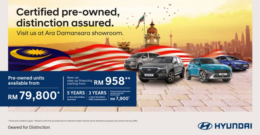 AD: Get a pre-owned Hyundai at great prices from only RM79,800 at Sime Darby Auto Hyundai this weekend! 1345924