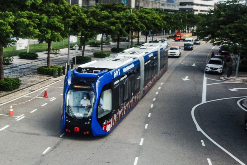Tram autonomous dengan kapasiti 307 penumpang akan mula fasa percubaan di Cyberjaya Januari 2022 1341747