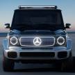 Mercedes-Benz Concept EQG debuts – previews an all-electric G-Class; 4 electric motors, 2-speed gearbox