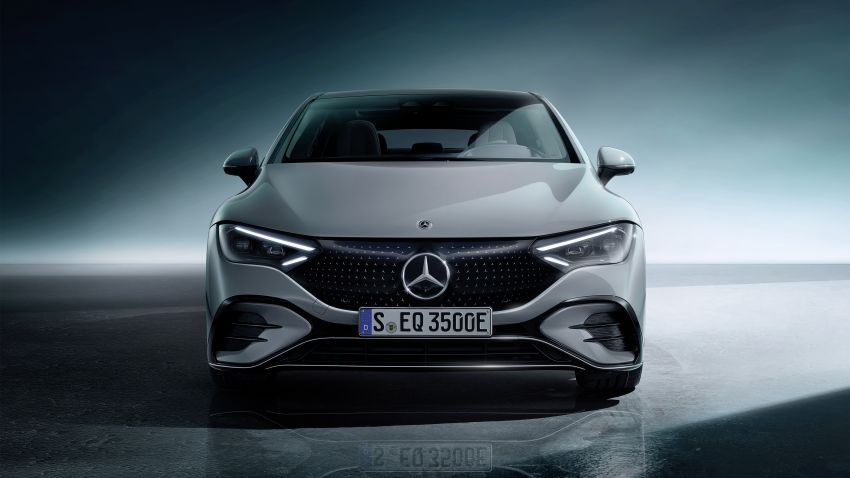 Mercedes-Benz EQE revealed – electric E-Class equivalent is a smaller EQS with 292 PS, 660 km range Image #1341348