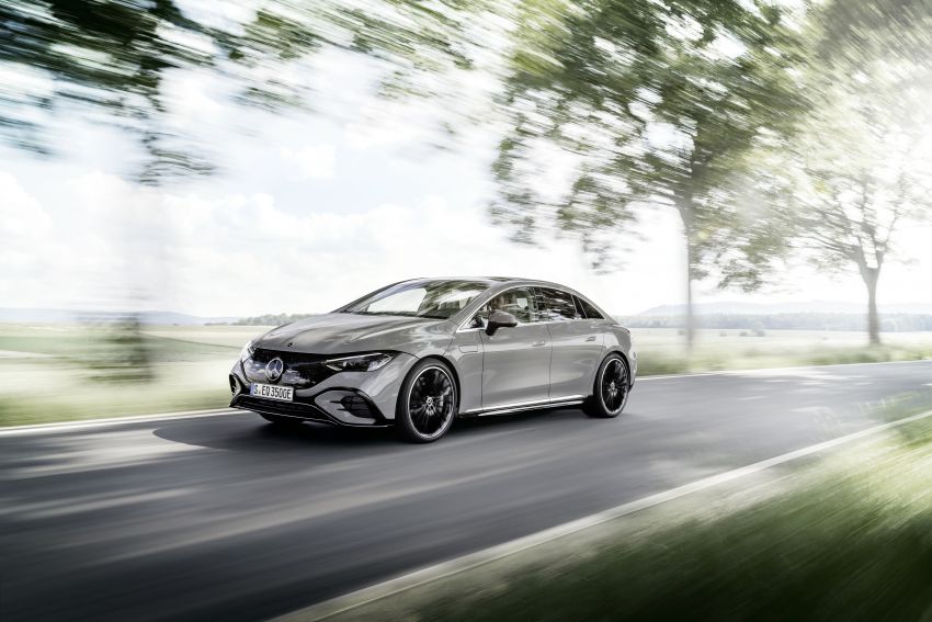 Mercedes-Benz EQE revealed – electric E-Class equivalent is a smaller EQS with 292 PS, 660 km range Image #1341384