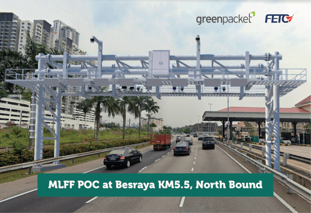 Multi-lane free flow toll system in Malaysia – trial by Green Packet to start early 2022 at Besraya Highway