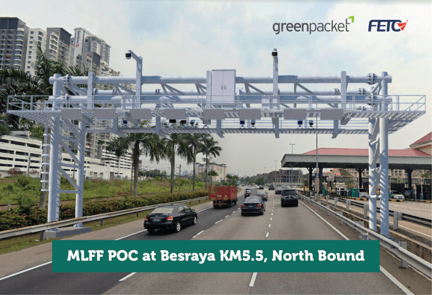 Multi-lane free flow toll system in Malaysia – trial by Green Packet to start early 2022 at Besraya Highway 1344720