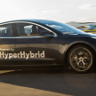 Obrist HyperHybrid – range-extended electric vehicle powertrain shown with engine “smoother than V12”