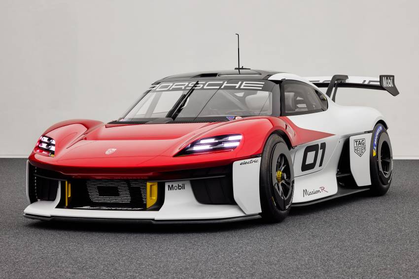 Porsche Mission R – 1,088 PS twin-motor concept with natural fibre bodywork hints at GT racing future 1343053