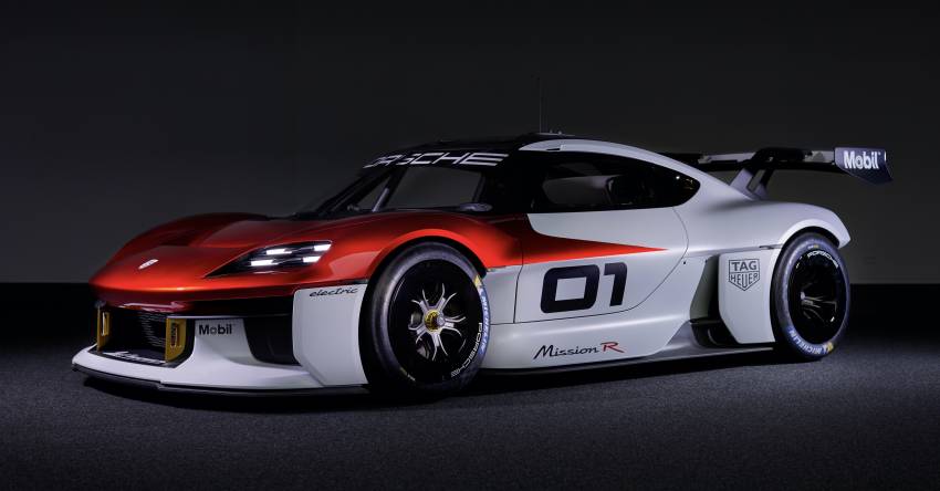 Porsche Mission R – 1,088 PS twin-motor concept with natural fibre bodywork hints at GT racing future 1342729