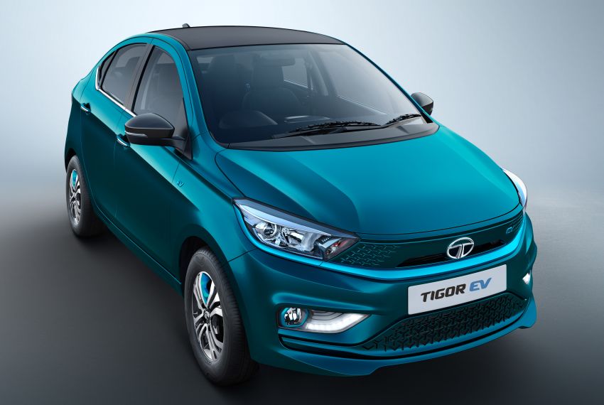 Tata Tigor EV facelift launched in India – affordable entry-level electric vehicle with 306 km range; fr RM68k Image #1339971