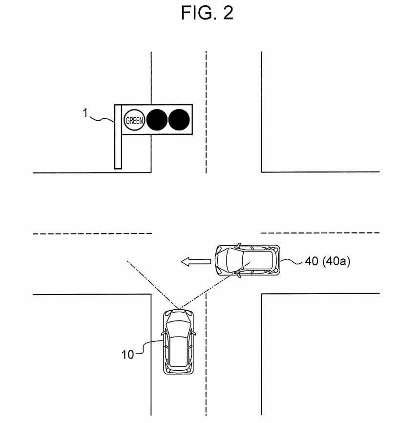 Toyota patents in-car camera system designed to catch drivers running red lights at intersections 1350116