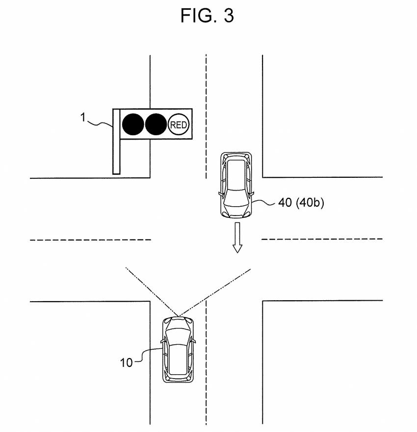 Toyota patents in-car camera system designed to catch drivers running red lights at intersections 1350117