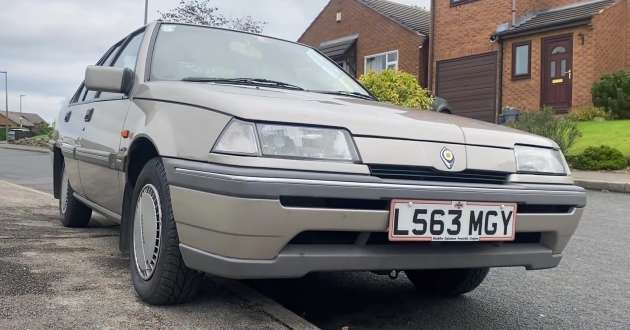 1994 Proton Saga Iswara found in UK barn now driven regularly by new owner – 5,150 km added to odometer