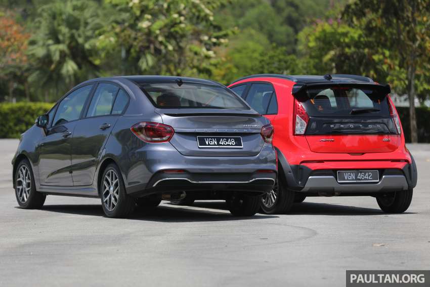 2022 Proton Iriz vs Persona facelifts – new Malaysian hatchback and sedan get compared side by side 1363933