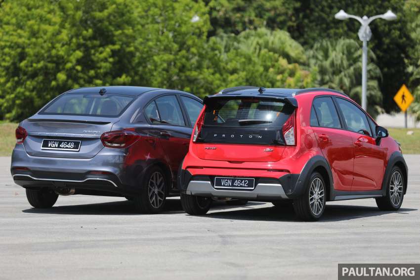 2022 Proton Iriz vs Persona facelifts – new Malaysian hatchback and sedan get compared side by side Image #1363934