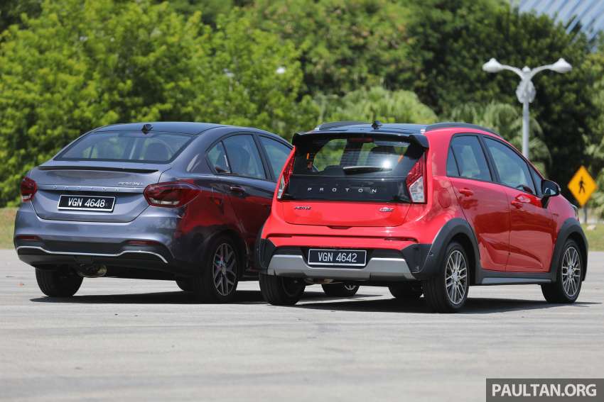 2022 Proton Iriz vs Persona facelifts – new Malaysian hatchback and sedan get compared side by side 1363935