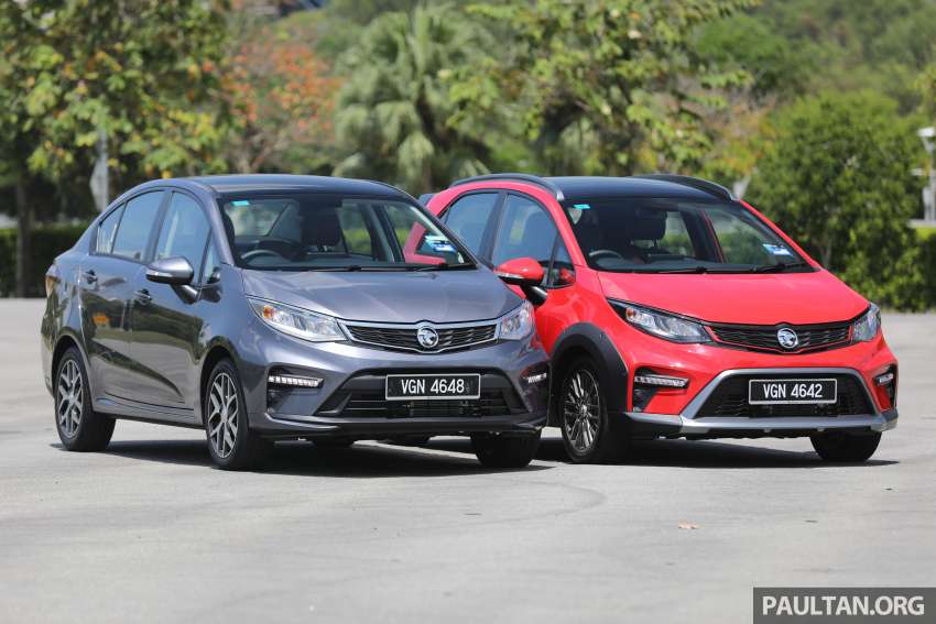 2022 Proton Iriz vs Persona facelifts – new Malaysian hatchback and sedan get compared side by side Image #1363927