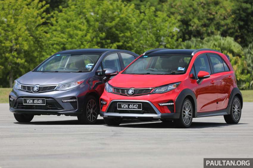 2022 Proton Iriz vs Persona facelifts – new Malaysian hatchback and sedan get compared side by side 1363929