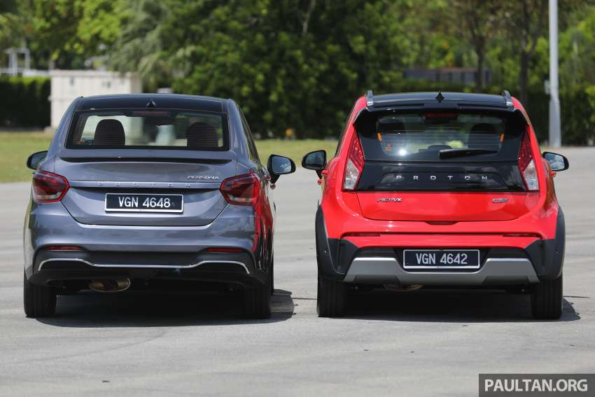 2022 Proton Iriz vs Persona facelifts – new Malaysian hatchback and sedan get compared side by side Image #1363930