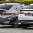 2021 Honda City vs Toyota Vios in Malaysia – sportiest RM106k e:HEV RS hybrid and RM95k GR Sport shown