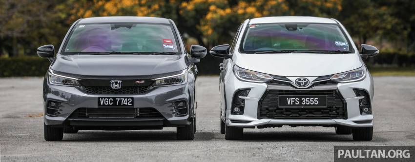 Honda City 2021 vs Toyota Vios di Malaysia — pertembungan dua sedan segmen B paling sporty 1356487