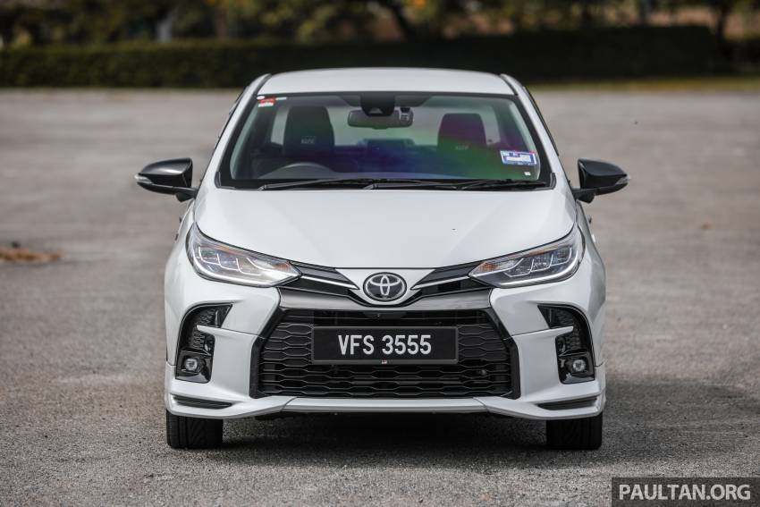 2021 Honda City vs Toyota Vios in Malaysia – sportiest RM106k e:HEV RS hybrid and RM95k GR Sport shown 1355177