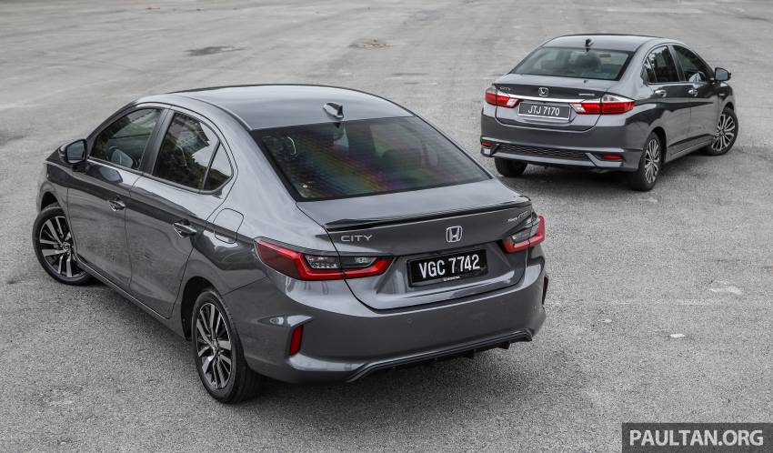 Honda City 2021 vs 2020 — perbandingan antara generasi GN terbaru dan GM sebelumnya di Malaysia 1356363
