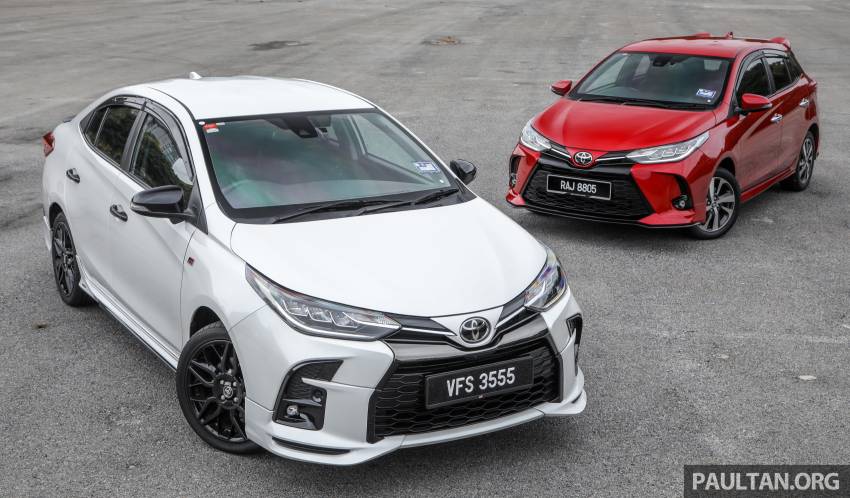 2021 Toyota Vios GR Sport vs Yaris 1.5G in Malaysia – sporty sedan and top-spec hatchback side by side 1358132