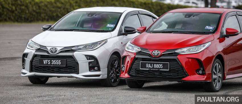 2021 Toyota Vios GR Sport vs Yaris 1.5G in Malaysia – sporty sedan and top-spec hatchback side by side 1358141