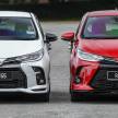 2021 Toyota Vios GR Sport vs Yaris 1.5G in Malaysia – sporty sedan and top-spec hatchback side by side