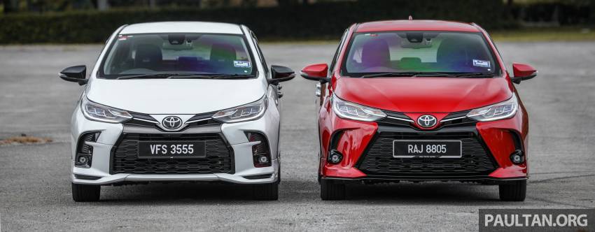 2021 Toyota Vios GR Sport vs Yaris 1.5G in Malaysia – sporty sedan and top-spec hatchback side by side 1358134