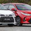 2021 Toyota Vios GR Sport vs Yaris 1.5G in Malaysia – sporty sedan and top-spec hatchback side by side