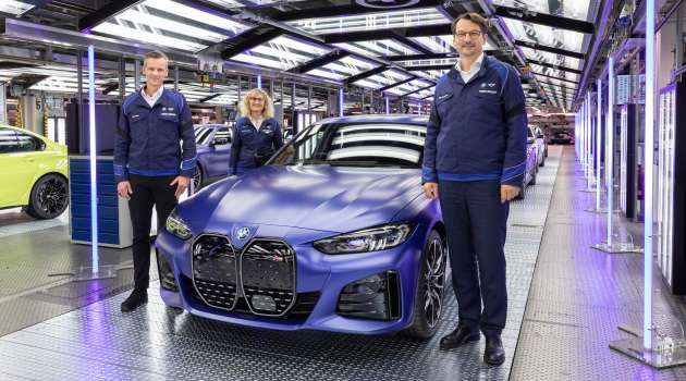2022 BMW i4 series production begins at Munich plant