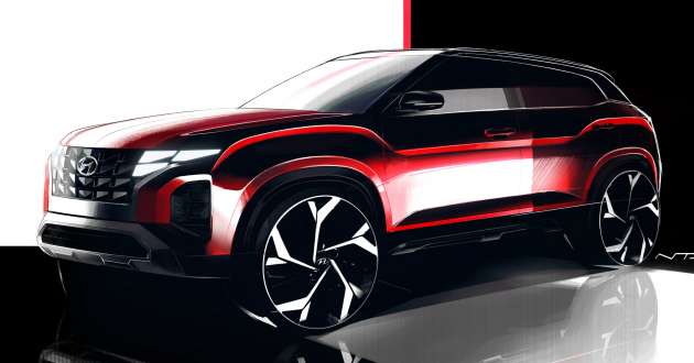 2022 Hyundai Creta facelift teased in sketches ahead of first debut and start of production in Indonesia