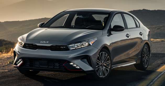 2022 Kia Cerato – 201 hp/265 Nm 1.6L turbo, 2.0L NA petrol engines, up to 15 ADAS; from RM80k in the US