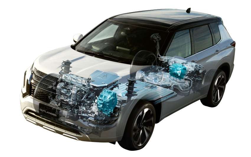 2022 Mitsubishi Outlander PHEV debuts – now with 20 kWh battery, 87 km EV range, more powerful e-motors 1367985