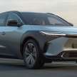 Toyota bZ4X EV – up to 500 km range, co-developed with Subaru, with X-Mode AWD; to debut mid-2022