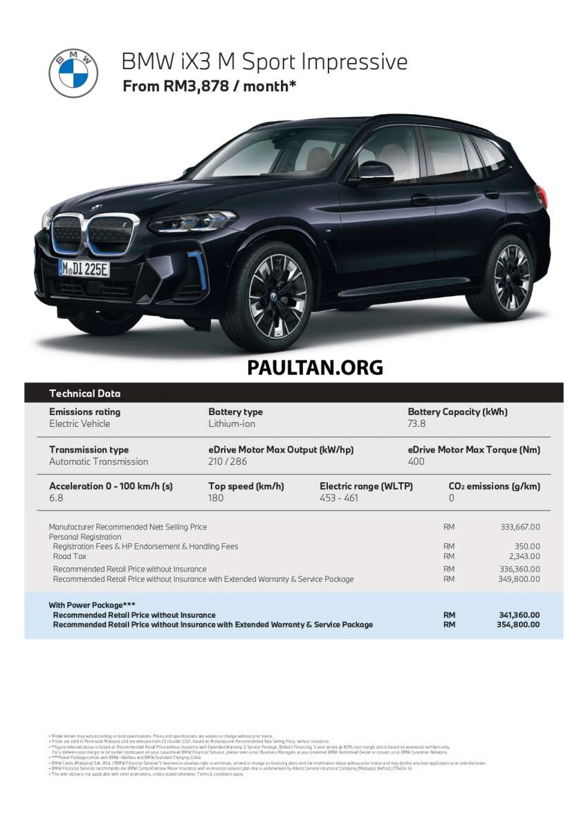 2022 BMW iX3 EV price in Malaysia leaked – all-electric SUV with 453 km range, two trim levels, from RM317k 1364210