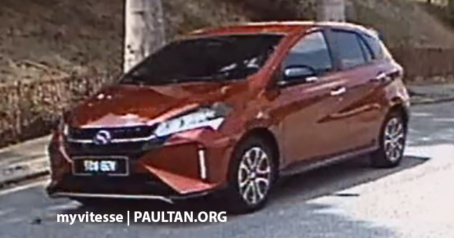 2022 Perodua Myvi facelift caught undisguised in Malaysia – new face, Ativa grille, rear bumper seen! Image #1368706