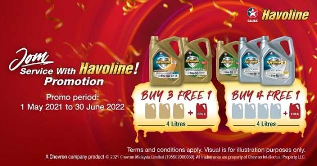 AD: Jom Service with Havoline – service your car three times at autoPro, get free motor oil for the 4th service