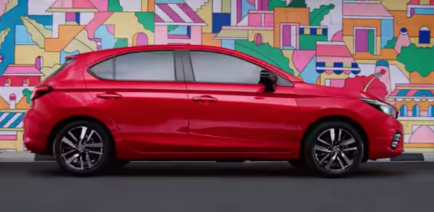 2022 Honda City Hatchback RS e:HEV for Malaysia – second teaser shows front end, new shade of red?